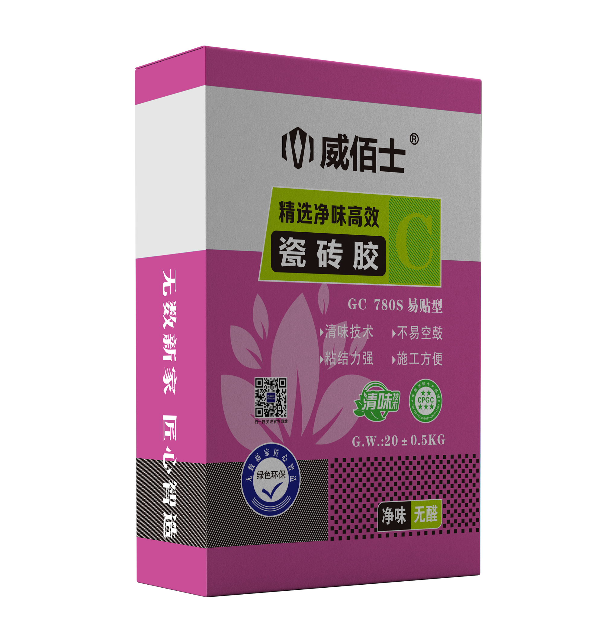 精選凈味高效瓷磚膠（C）易貼型
